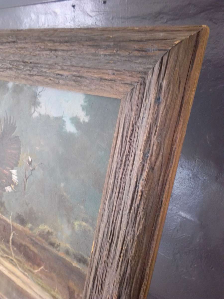 Internationally Acclaimed 20th-C SA Artist Charl Moller Oil on Canvas 'Fish Eagle'