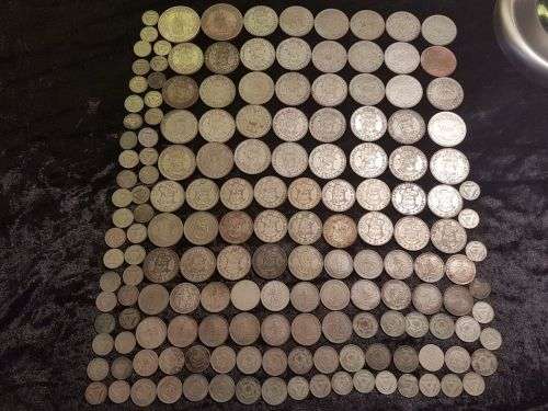 HUGE 50% SILVER COIN LOT( 530g pure silver)
