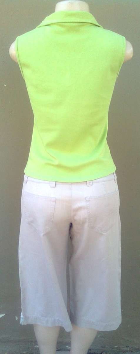 LADIES LONG SHORT PLUS A FREE T-SHIRT - SIZE: 34
