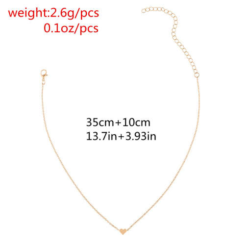 ***ELEGANT*** SMALL GOLD PLATED HEART NECKLACE