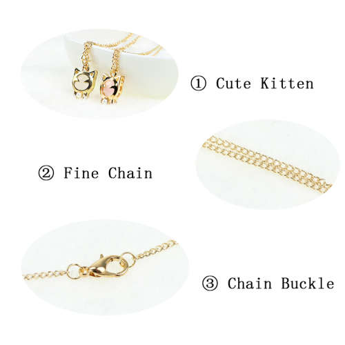 ***CUTE*** GOLD KITTEN PENDANT NECKLACE
