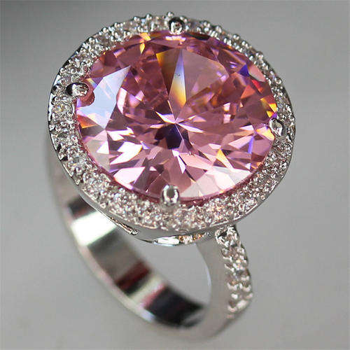 CHARMING CRYSTAL GOLD PLATED FOREVER YOUNG RING SIZE 8