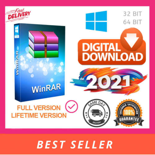 WinRAR 6| Full Version | Lifetime License | Multilingual | 32BIT | 64BIT |Windows | Fast Delivery|