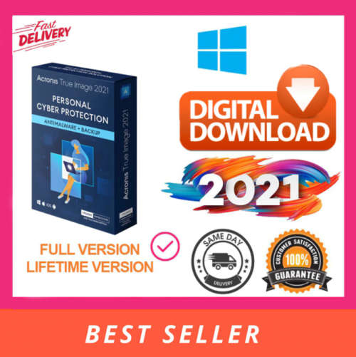 Acronis True Image 2021 | Full Version | Lifetime License | Multilingual| Windows | Fast Delivery|