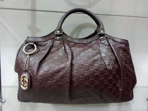 Gucci Sukey Guccissima large leather tote bag