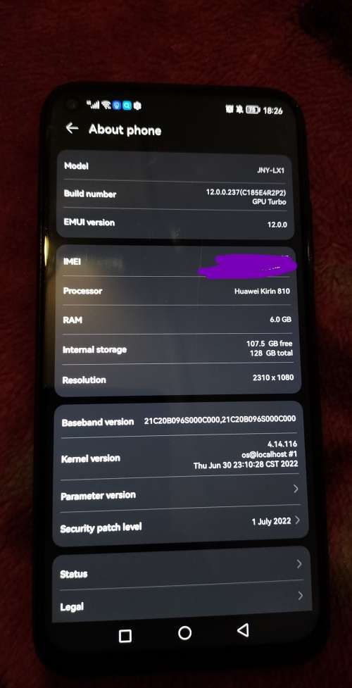 Huawei P40 Lite Dual Sim.