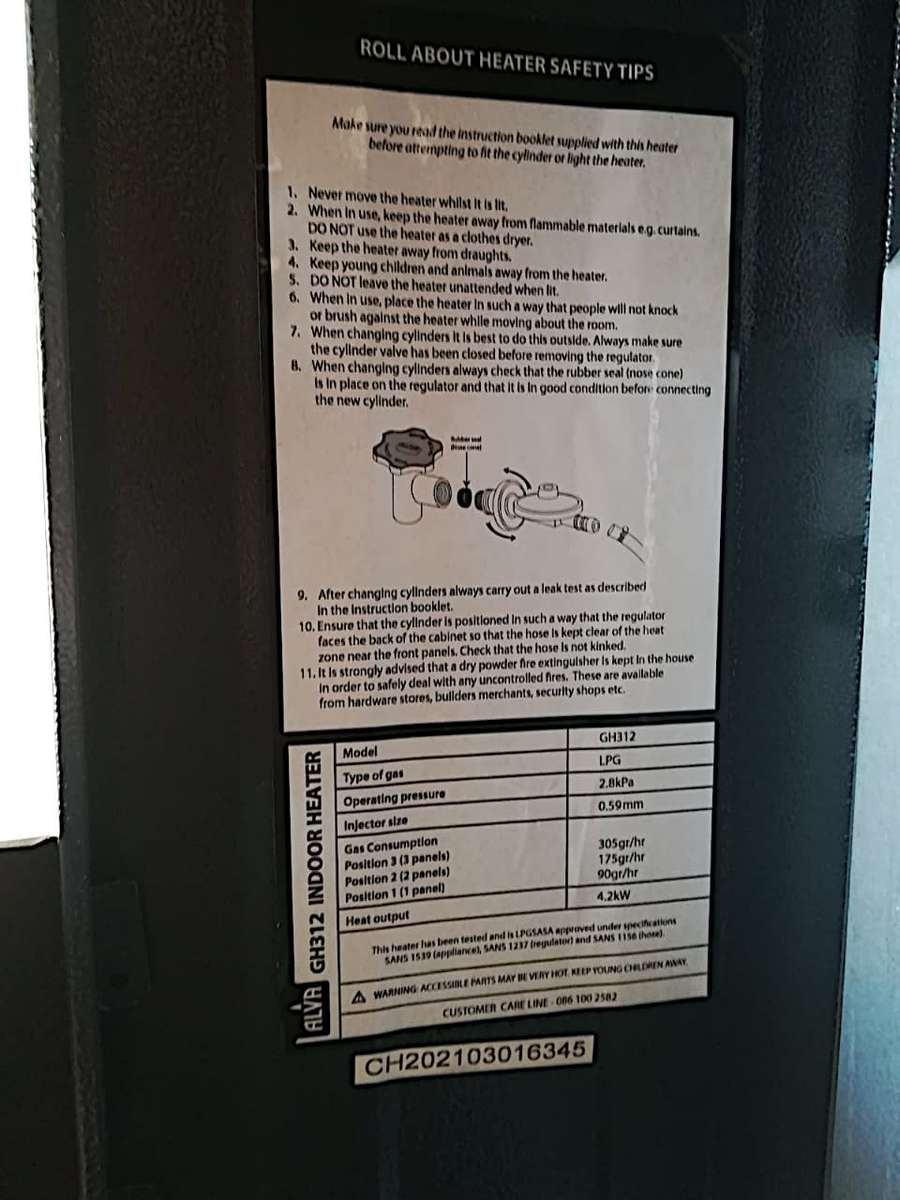 Highly Efficient Alva Gas Heater