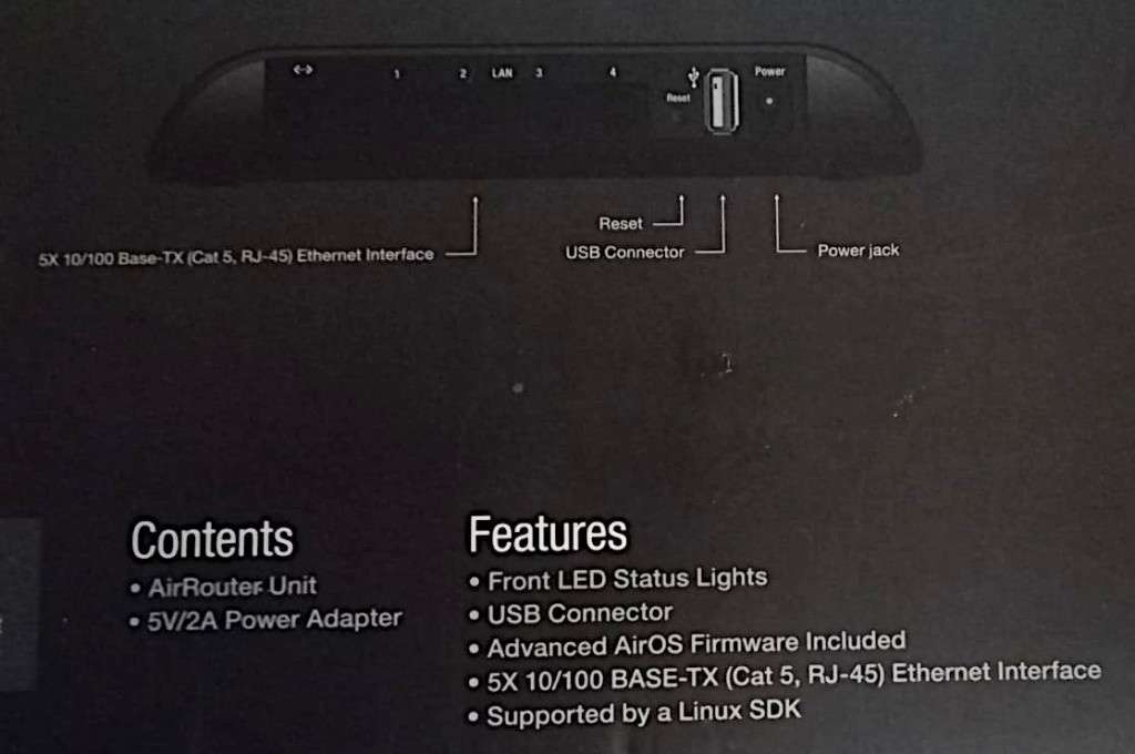 Router- Ubiquiti 802.11 bgn. Never used