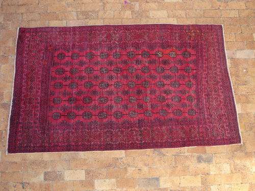 Handwoven Antique (Persian) Afgan Bokhara Rug -2,26M X 1,42 M