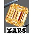 1.19ct -SI3 -Fancy Yellow/Orange - Emerald Cut - Top Moissanite