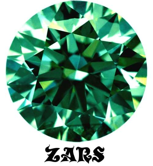 1.84ct [8mm] -VS1- Stunning Green -Moissanite - Top Quality **AMAZING**