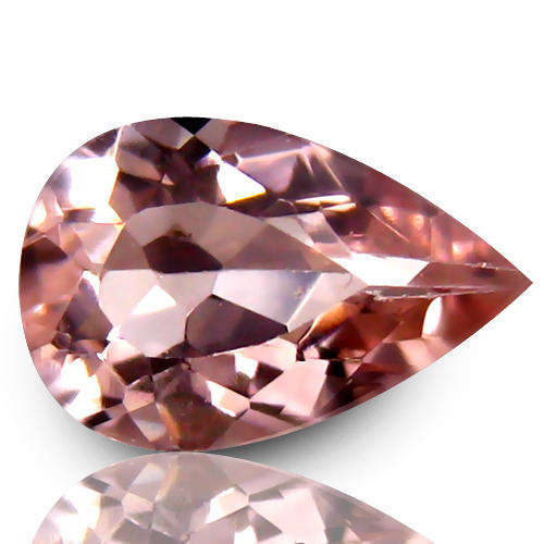 1.16 ct Eye-catching Pear (9.24 x 6.07 mm) Pink Morganite Gemstone