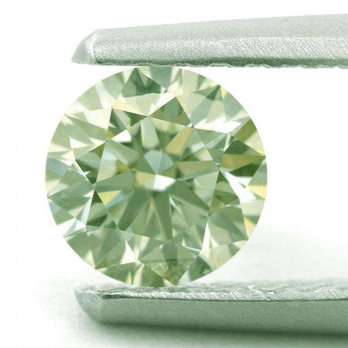 GORGEOUS!!! 1.34 - VS1 Fancy Yellowish Green - 7.73mm - MOISSANITE DIAMOND **NO RESERVE AUCTION**