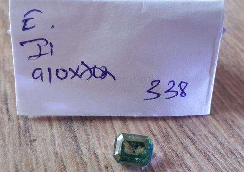 Gorgeous 3.38 Carat - I1 - Fancy Green- Moissanite - 100% test as diamond!!!