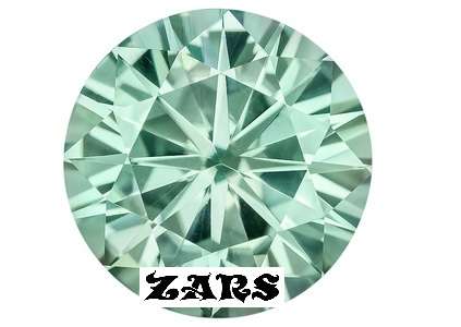 1.06ct- GREEN/BLUE- VVS2  - 6.70mm- MOISSANITE **Beautiful Top Quality Gem** LAST FEW LEFT!