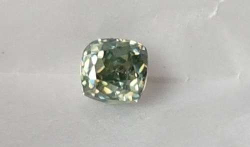 1.18ct- GREEN/BLUE- VVS2  - 5.6mm- MOISSANITE **Beautiful Top Quality Gem**