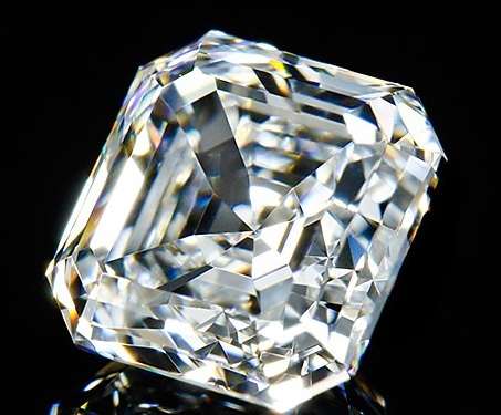 1.99.ct - Asscher Cut - H - J* has overtiones -SI2 - 7.22mm -Loose Moissanite- Best Quality!