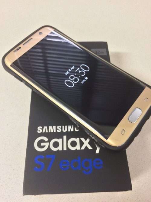 Samsung Galaxy S7 EDGE - Titanium Silver - Local Stock *FREE COVER*