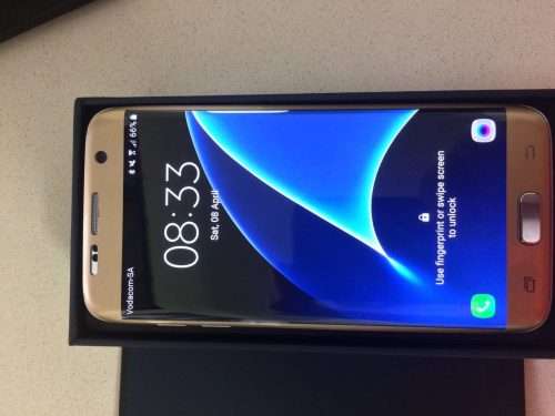 Samsung Galaxy S7 EDGE - Titanium Silver - Local Stock *FREE COVER*