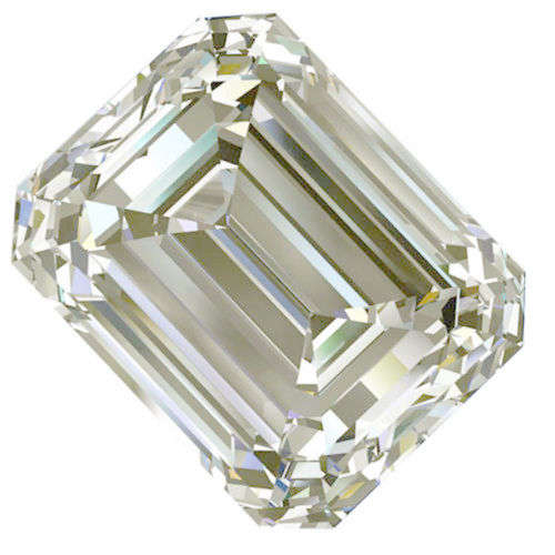 1.02ct - [6.40mm x 4.91mm] - J - VvS1- Emerald Cut - Mesmerizing Top Quality Moissanite