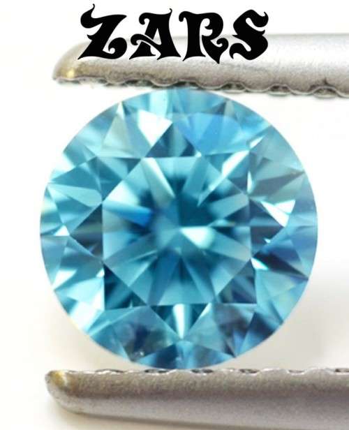 DAZZLING - 1.14ct -BLUE- VVS1 -Moissanite- Best Quality! [6.9 x 3.9] **Most Beautiful!!