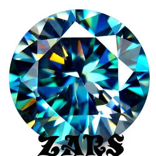 Last 3 Available! : 1.10ct up (7mm+-) -Gorgeous Blue - VVS1 - Loose Moissanite!