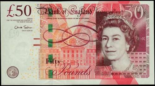 50 Pound Note - Real Money! 4 AVAILABLE