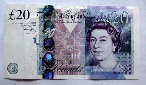 20 Pound Note - Real Money! 1 AVAILABLE