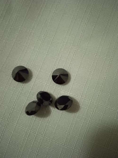 15 AVAILABLE : over the 2ct+ Black Moissanite-Top Quality! AAA!