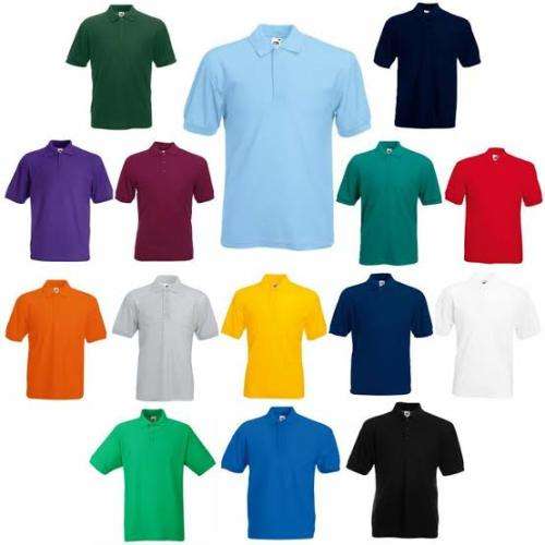Golf shirts 65% polyester and 35% cotton