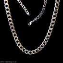 MENS SOLID STERLING SILVER CHAIN- 61.70 gms