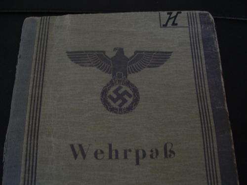 NAZI PASS (WEHRPASS) 100% ORIGINAL