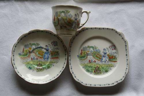 FINE BONE BELL CHINA TEA TRIO