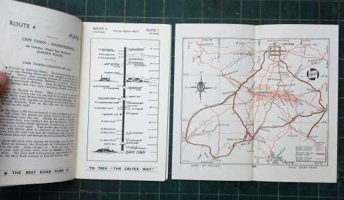 Caltex Route Service; Route No 4; Cape Town - Johannesburg via Garden Route.