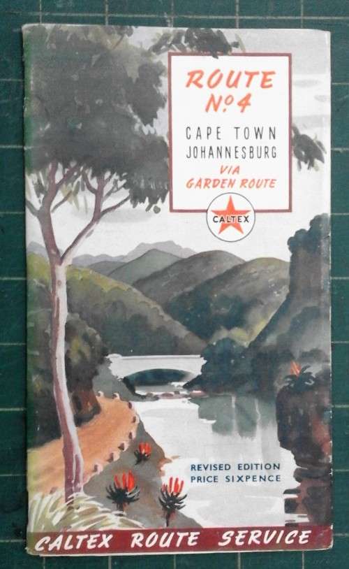 Caltex Route Service; Route No 4; Cape Town - Johannesburg via Garden Route.