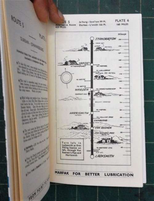 Caltex Route Service; Route No 5; Durban - Johannesburg.