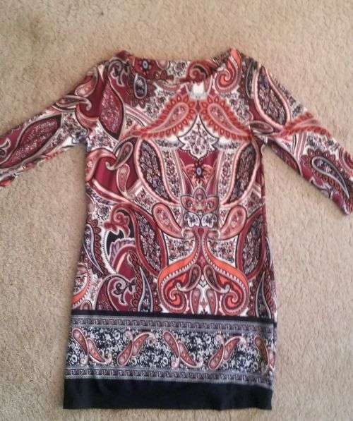 Paisley print dress ...please see description for print pattern LAST 1 LEFT!!