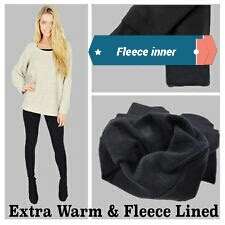 Black fleece inner leggings