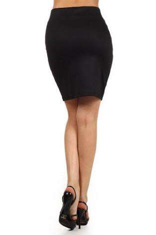 Black waisted skirt with zip detail...LIMITED STOCK
