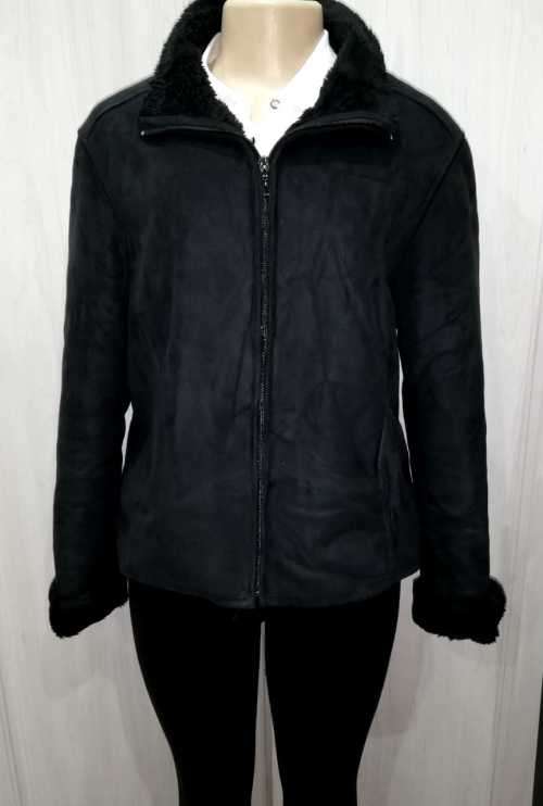 Suede Jacket with full fur inner