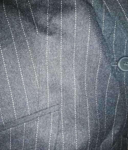 Longer length pinstripe  Blazer