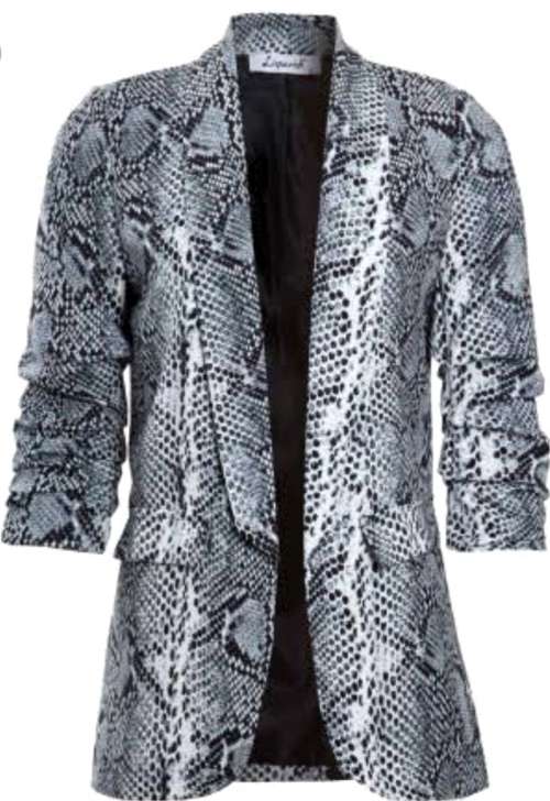 Designer Snakeskin Blazer
