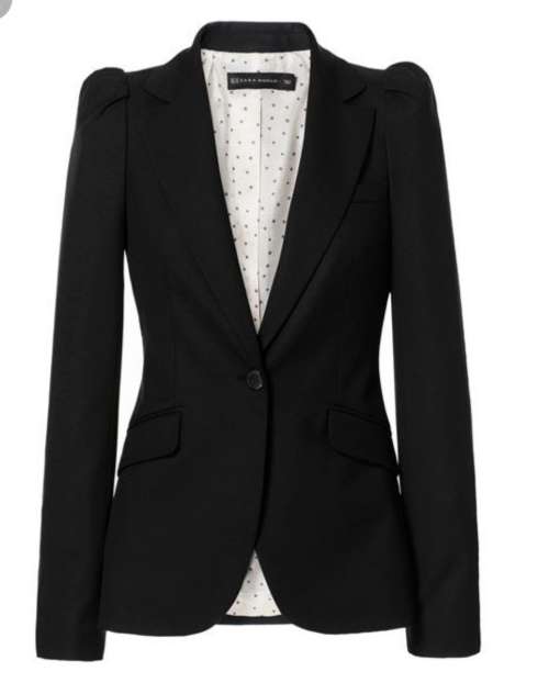 Zara Basic Black Blazer
