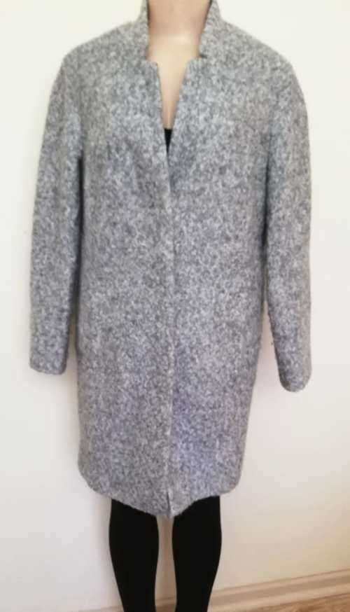 Designer Textured Collarless Coat