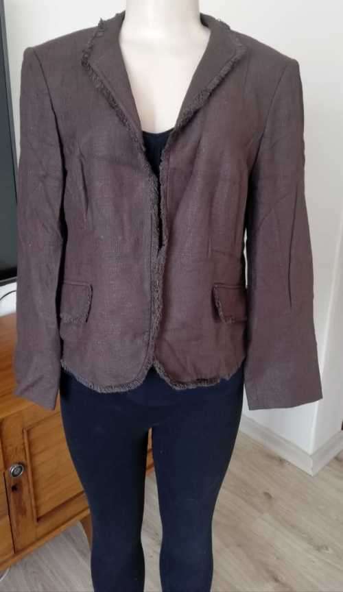 Frayed Brown Blazer