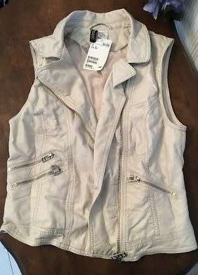 Stunning faux Leather Gilet by Divided