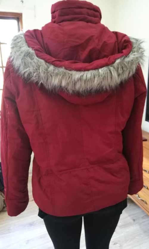 Exquisite Maroon Zip up Jacket