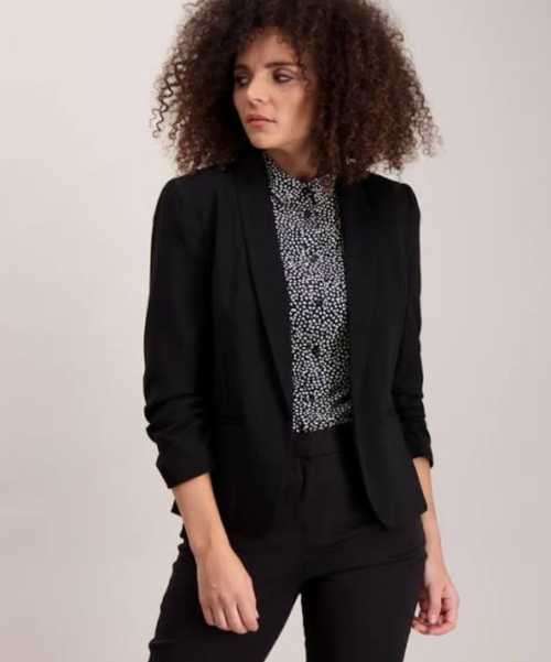 Well fitted Crop Black Blazer