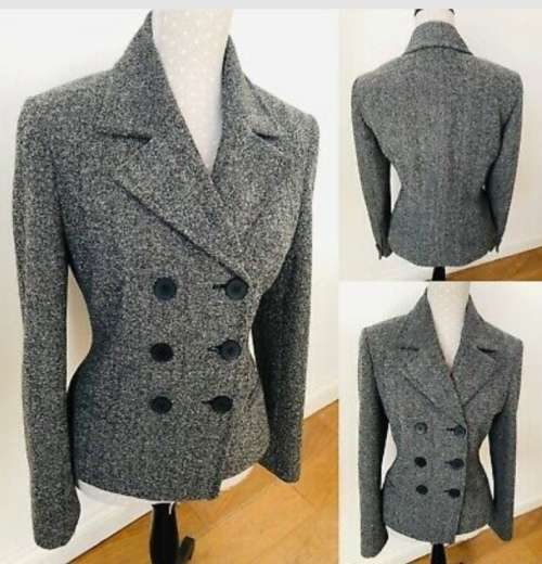 Grey mix Tweed Coat
