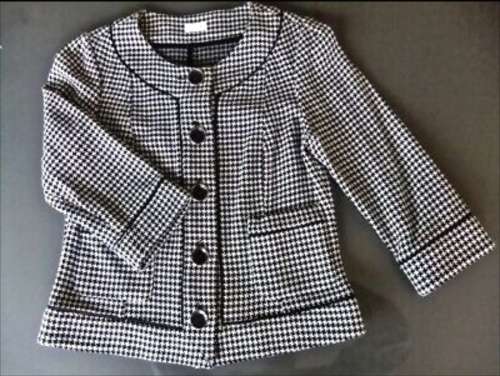 Beautiful Black and White Coat